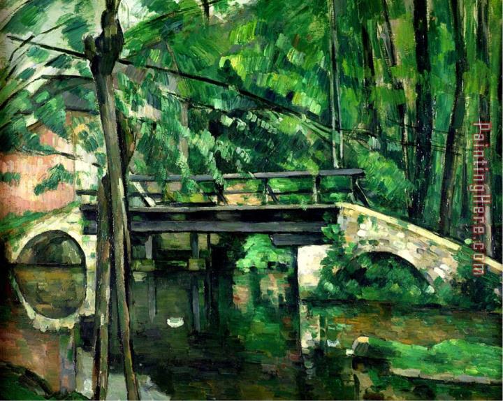 Paul Cezanne The Bridge at Maincy Or The Bridge at Mennecy Or The Little Bridge Circa 1879